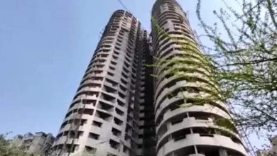 Photo of सुपरटेक के ट्विन टावर गिराने का ड्राई रन कल, भारत में पहली बार गिराई जाएगी 32 मंजिला इमारत