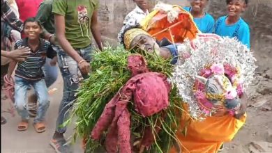 Photo of बलियापुर के बाघमारा।में चड़क पूजा की धूम